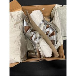 Cole Haan Hann Alyse Sandal 65mm Silver Specchio Leather 7